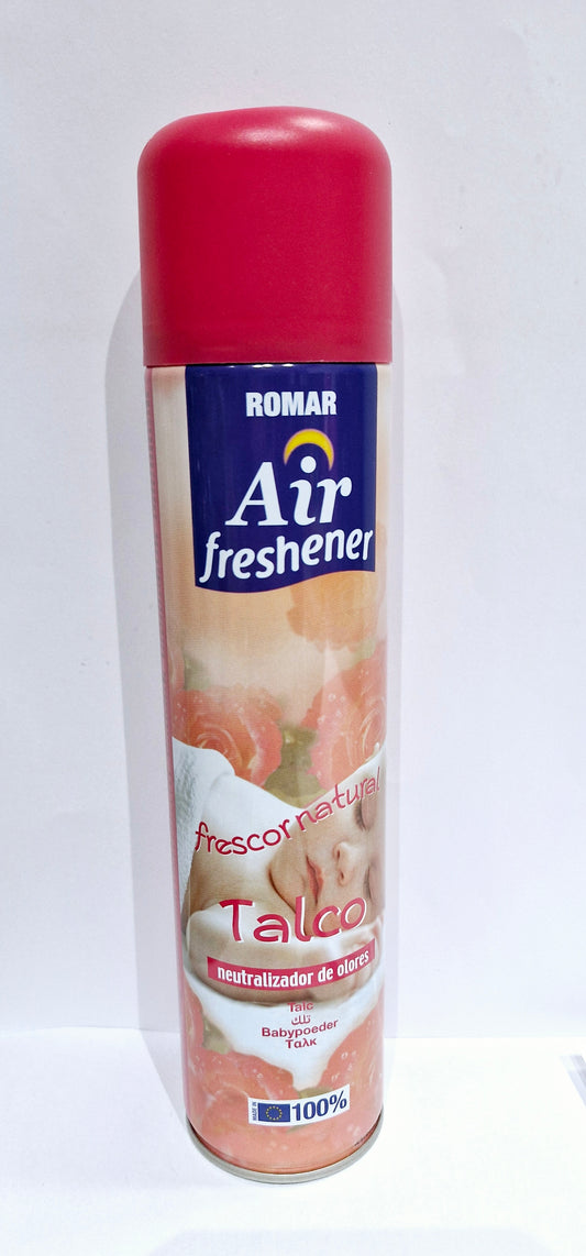 Talc air freshener